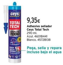 Oferta de Ceys - Adhesivo Sellador Total Tech por 9,35€ en Cadena88