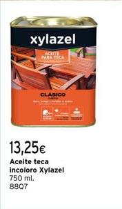 Oferta de Xylazel - Aceite Teca Incoloro por 13,25€ en Cadena88