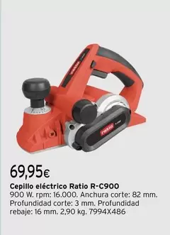 Oferta de Ratio - Cepillo Eléctrico R-C900 por 69,95€ en Cadena88