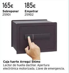 Oferta de Arregui - Caja Fuerte Shimo por 185€ en Cadena88