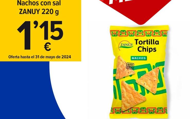 Oferta de Nachos por 1,15€ en Cash Fresh