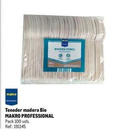 Oferta de Makro Professional - Tenedor Madera Bio  en Makro