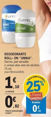 Oferta de Ifa unnia - Desodorante Roll On por 1,1€ en E.Leclerc
