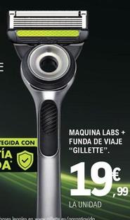 Oferta de Gillette - Maquina Labs + Funda De Viaje por 19,99€ en E.Leclerc