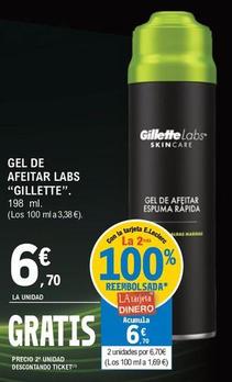 Oferta de Gillette - Gel De Afeitar Labs por 6,7€ en E.Leclerc