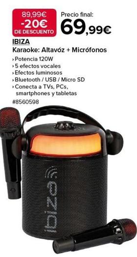 Oferta de Karaoke por 69,99€ en Costco
