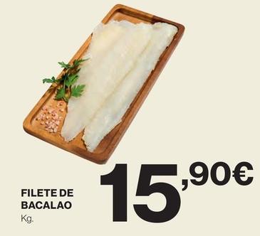 Oferta de Filetes de bacalao por 15,9€ en Supercor