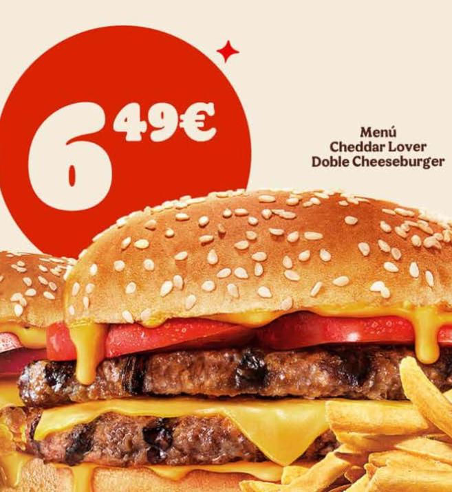 Oferta de Mini burgers por 6,49€ en Burger King
