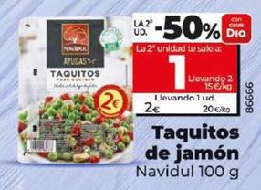 Oferta de Navidul - Taquitos De Jamon por 2€ en Dia