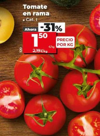 Oferta de Tomate En Rama por 1,5€ en Dia