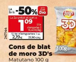 Oferta de Matutano - Conos De Maiz 3D's por 1,09€ en Dia