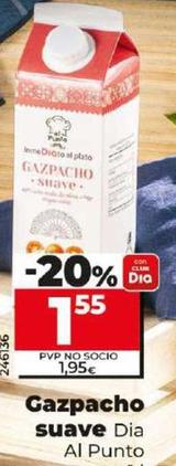 Oferta de Dia - Gazpacho Suave por 1,55€ en Dia