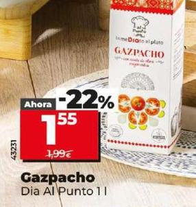 Oferta de Dia Al Punto - Gazpacho por 1,55€ en Dia