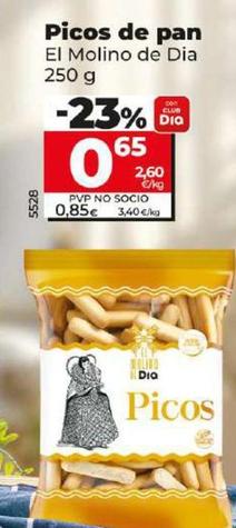 Oferta de El Molino De Dia - Picos De Pan por 0,65€ en Dia