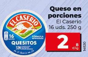 Oferta de El Caserío - Queso En Porciones por 2€ en Dia