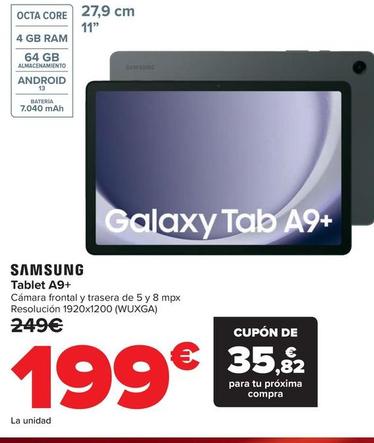 Oferta de Samsung - Galaxy Tablet A9+ por 199€ en Carrefour