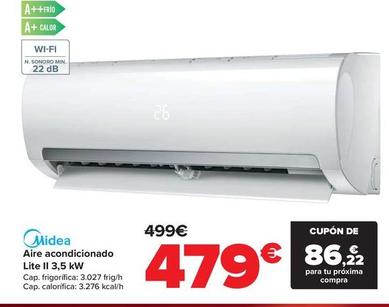 Oferta de Midea - Aire Acondicionado Lite Ii 3,5 Kw por 479€ en Carrefour