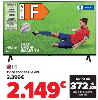 Oferta de LG - Tv Oled65B42La.aeu por 2149€ en Carrefour