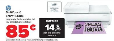 Oferta de HP - Multifunción  Envy 6430E por 85€ en Carrefour
