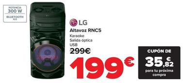 Oferta de LG - Altavoz Rnc5 por 199€ en Carrefour