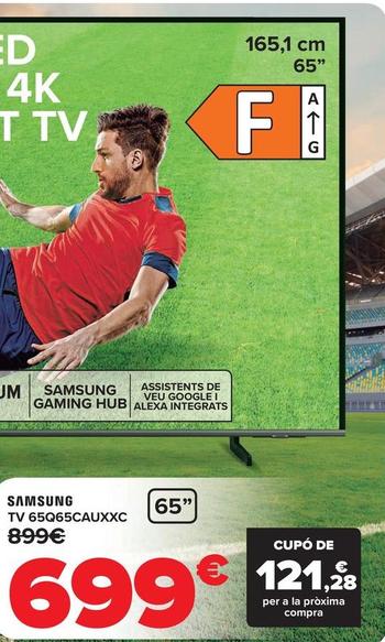 Oferta de Samsung - Tv 65Q65Cauxxc por 699€ en Carrefour