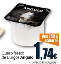 Oferta de Angulo - Queso Fresco De Burgos por 1,74€ en Unide Market