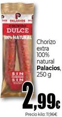 Oferta de Palacios - Chorizo Extra 100% Natural por 2,99€ en Unide Market