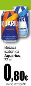 Oferta de Aquarius - Bebida Isotónica por 0,8€ en Unide Market