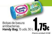 Oferta de Handy Bag - Bolsas De Basura Antibacterias por 1,75€ en Unide Market