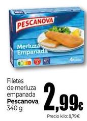 Oferta de Pescanova - Filetes De Merluza Empanada por 2,99€ en Unide Supermercados