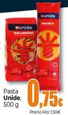 Oferta de Unide - Pasta por 0,75€ en Unide Supermercados