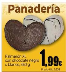 Oferta de Palmerón XL Con Chocolate Negro O Blanco por 1,99€ en Unide Supermercados