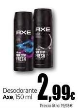 Oferta de Axe - Desodorante por 2,99€ en Unide Supermercados