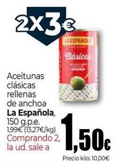 Oferta de La Española - Aceitunas Clásicas Rellenas De Anchoa por 1,5€ en Unide Supermercados