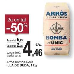 Oferta de Illa De Buda - Arròs Bomba Extra  por 5,95€ en BonpreuEsclat