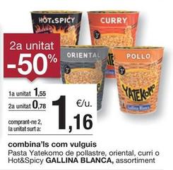Oferta de Gallina Blanca - Pasta Yatekomo De Pollastre por 1,55€ en BonpreuEsclat