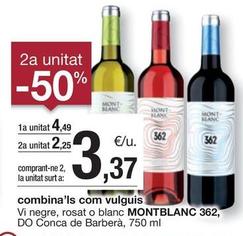 Oferta de Montblanc - Vi Negre por 4,49€ en BonpreuEsclat