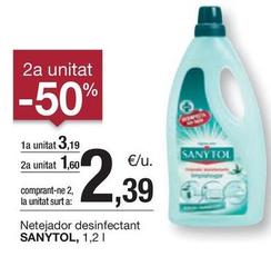 Oferta de Sanytol - Netejador Desinfectant por 3,19€ en BonpreuEsclat