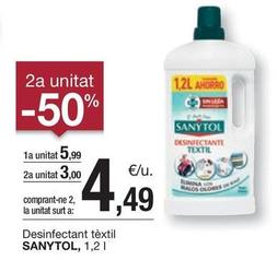 Oferta de Sanytol - Desinfectant Tèxtil por 5,99€ en BonpreuEsclat