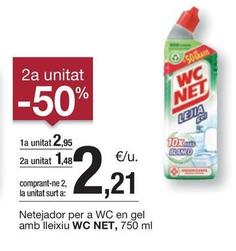 Oferta de WC Net - Netejador Per A Wc En Gel Amb Lleixiu por 2,95€ en BonpreuEsclat