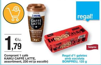 Oferta de Kaiku - Caffè Latte por 1,79€ en BonpreuEsclat