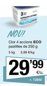 Oferta de Eco - Clor 4 Accions Pastilles por 29,99€ en BonpreuEsclat