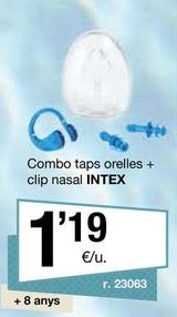 Oferta de Intex - Combo Taps Orelles + Clip Nasal por 1,19€ en BonpreuEsclat