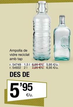 Oferta de Botella de agua por 5,95€ en BonpreuEsclat