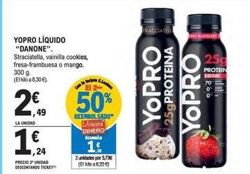 Oferta de Danone - Yopro Líquido por 2,49€ en E.Leclerc
