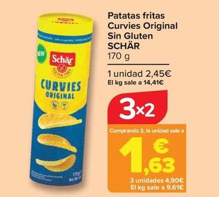 Oferta de Schär - Patatas Fritas Curvies Original Sin Gluten por 2,45€ en Carrefour