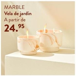 Oferta de Marble Vela De Jardín por 24,95€ en Casa