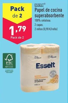 Oferta de Esselt - Papel De Cocina Superabsorbente por 1,79€ en ALDI