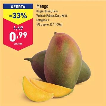 Oferta de Mango por 0,99€ en ALDI