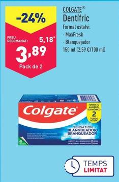 Oferta de Colgate - Dentífrico por 3,89€ en ALDI